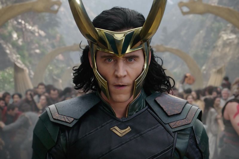 Loki typically wears a horned helmet in many appearances. Image via Observer