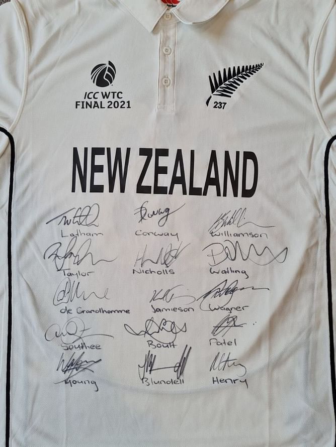WTC Final: Tim Southee auctions signed jersey to help 8-year-old in cancer fight