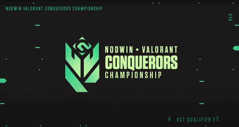 Logo for Valorant Conquerors Championship(Image via NODWIN Gaming)
