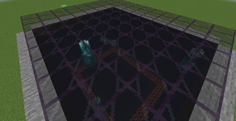 Glow squid farm (Image via Minecraft)