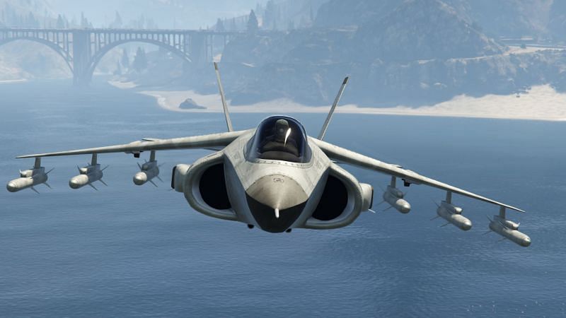 The Hydra is a notably fast plane in GTA Online (Image via GTA Wiki)
