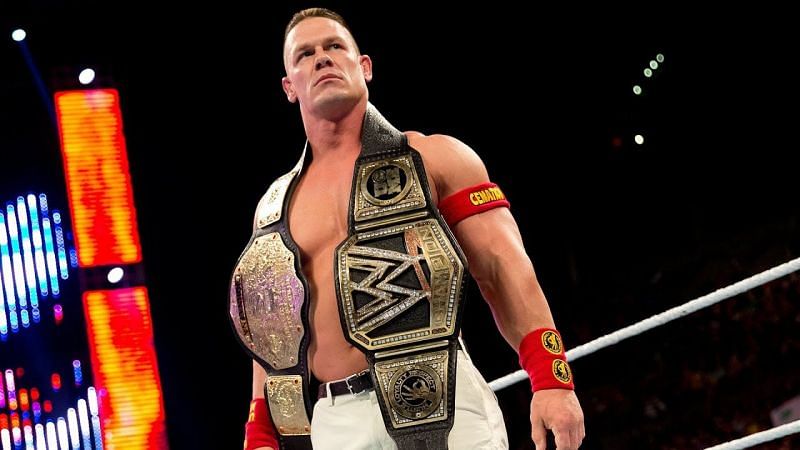 Only Ric Flair has won as many World Championships (16) as John Cena