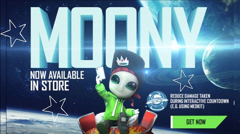 Moony is now available in the Free Fire store