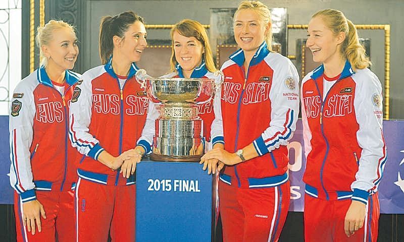 The star-studded Russian Fed Cup team