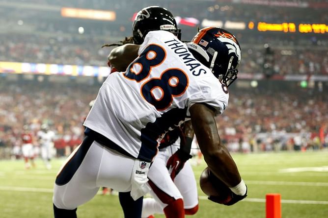 How has Denver's replacement for Demaryius Thomas fared?