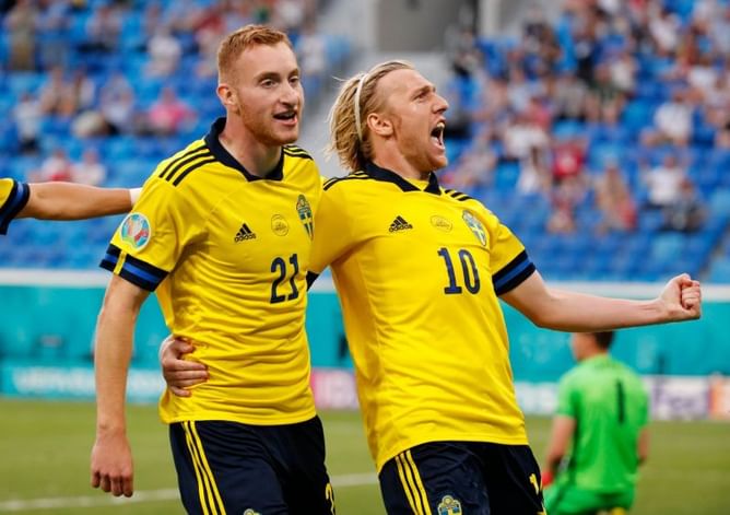 Euro 2020: Unbeaten Sweden emerge as dark horses for title after topping Group E