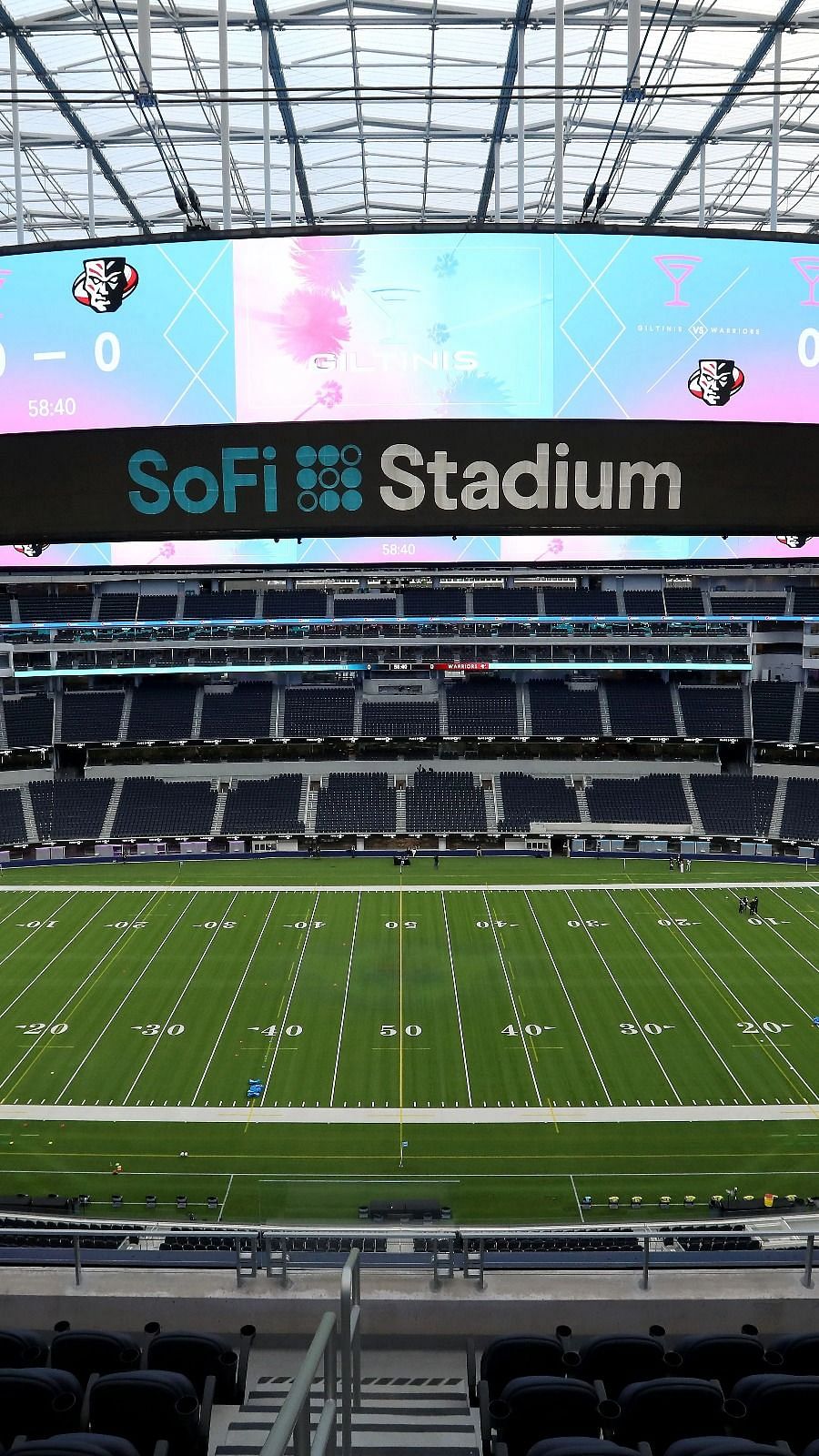 What it's like to be on the field at the new Sofi Stadium