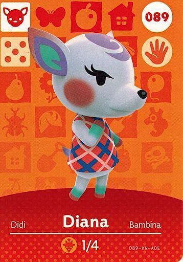 Diana Amiibo Card
