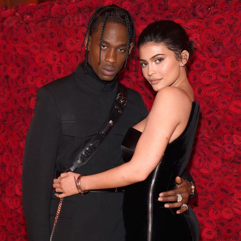 Kylie Jenner and Travis Scott, who were spotted at the 72nd Annual Parsons Benefit (Image via L&#039;OFFICIEL USA)