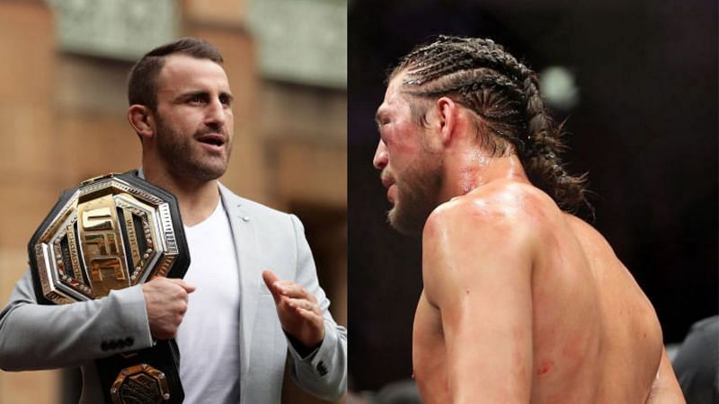 Alexander Volkanovski and Brian Ortega