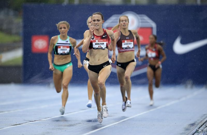 Shelby Houlihan was handed a four-year ban just one week before the US Olympic Track and Field Trials 2021 (Photo by Andy Lyons/Getty Images)