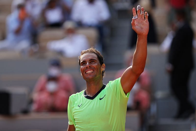 Rafael Nadal after beating Diego Schwartzman