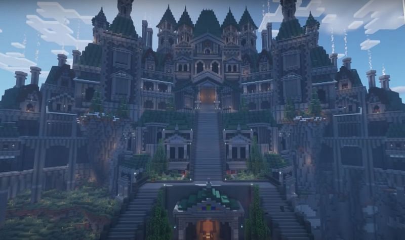 Grian&#039;s G-Mansion, which is one of the most impressive builds ever (Image via Grian on YouTube)