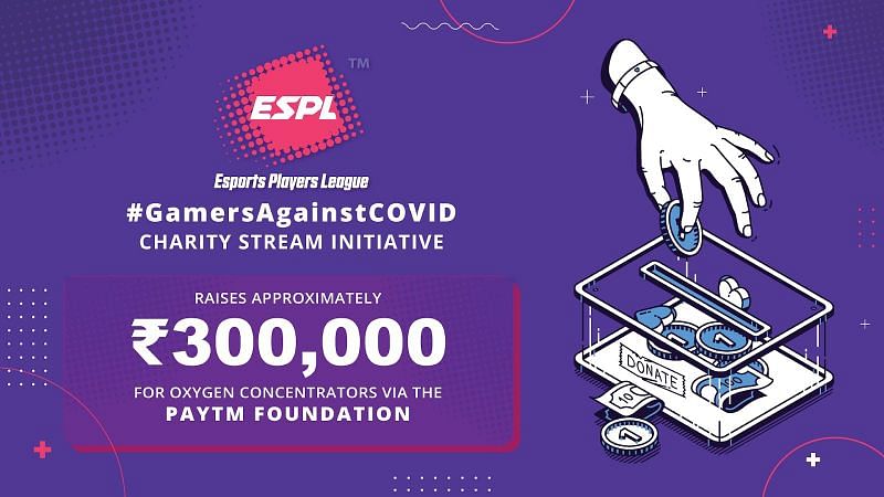 ESPL hosted a massive charity event for the struggling Indian populace in need of oxygen (Image via ESPL)