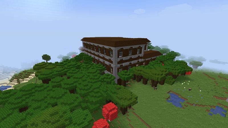 Woodland mansion (Image via Minecraft)