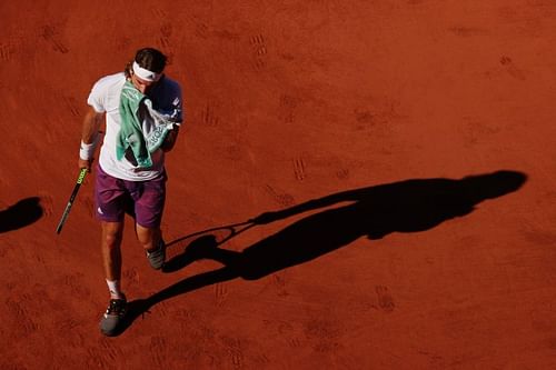 Stefanos Tsitsipas at Roland Garros 2021