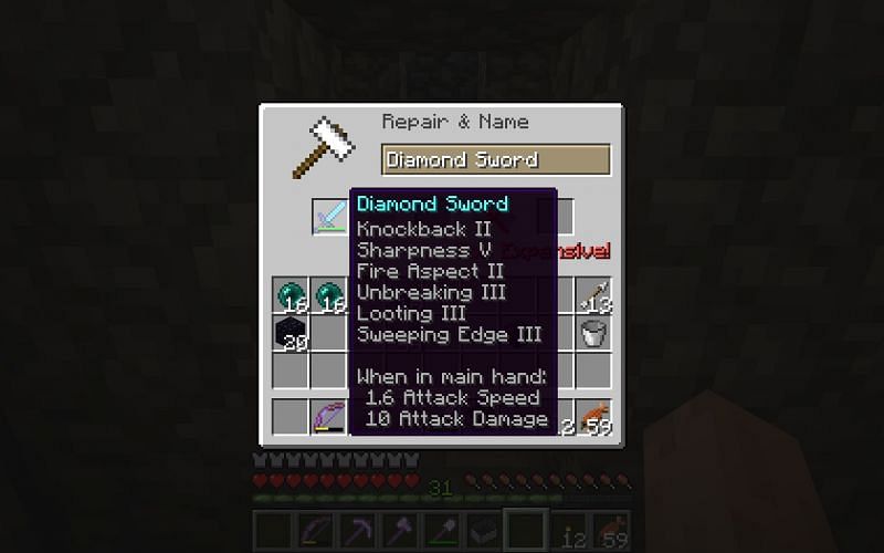 Enchanted Sword (Image via Reddit)