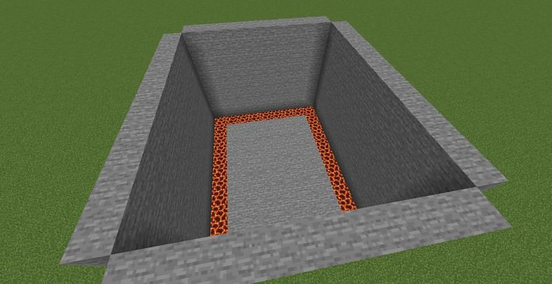 Build walls (Image via Minecraft)