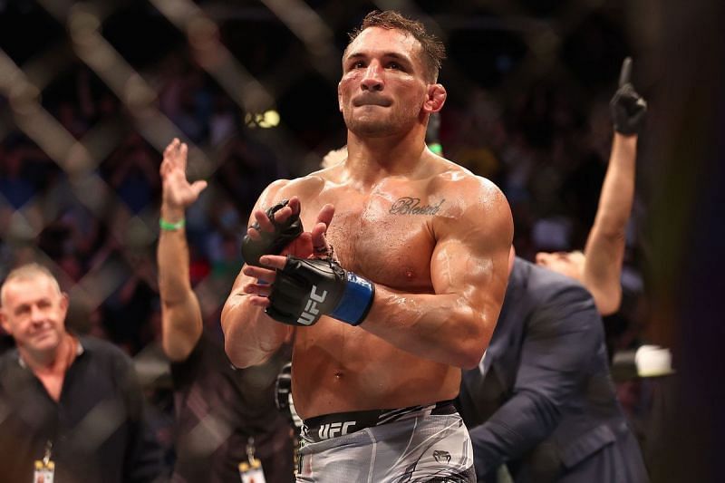 Michael Chandler after losing to Charles Oliveira at UFC 262