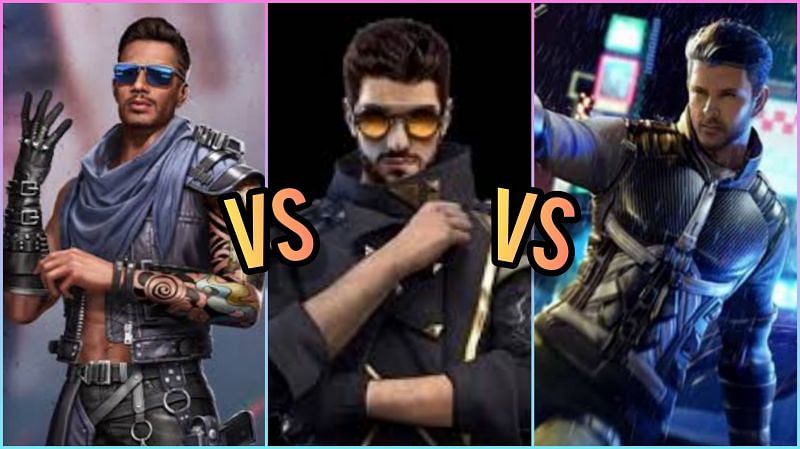 Comparing DJ Alok, Jai, and Maro in Free Fire