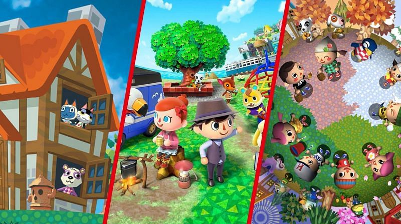 Animal Crossing iterations. Image via Nintendo Life