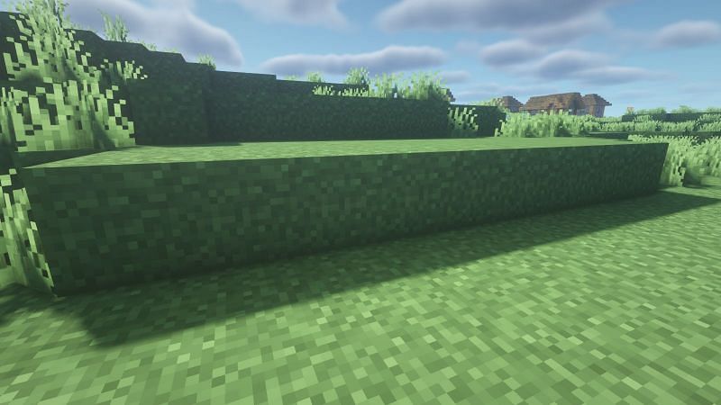 Flat land with an elevated area (Image via Minecraft)