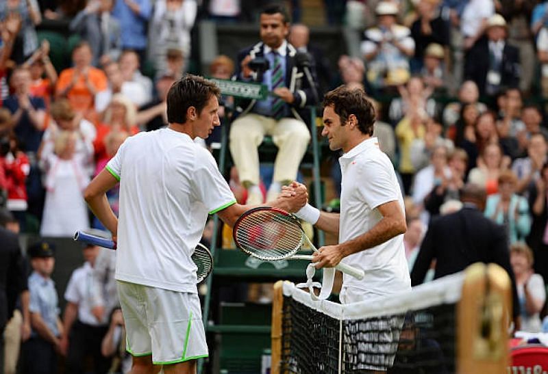 Sergiy Stakhovsky beat Roger Federer in a monumental upset at 2013 Wimbledon.