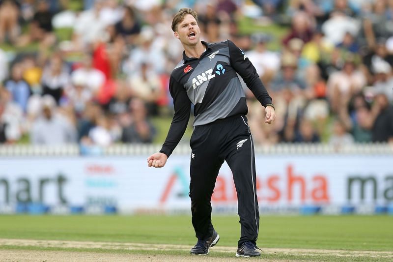 Lockie Ferguson in action for New Zealand