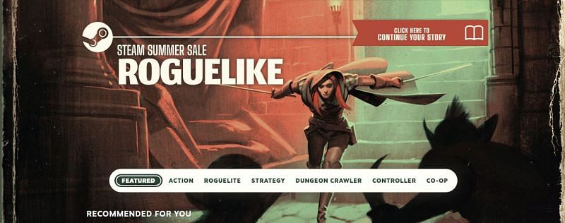 Top 5 rogue-like game deals of Steam Summer Sale 2021 (Image by Steam)