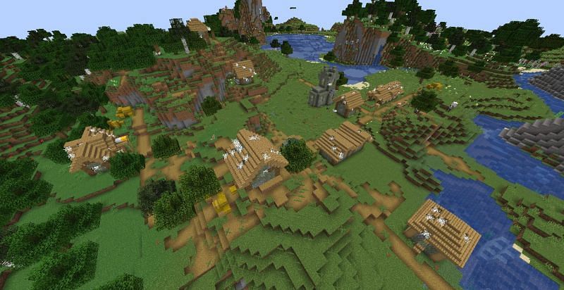 5 Best Minecraft Bedrock Seeds For Big Villages Sportskeeda Mokokil 4570