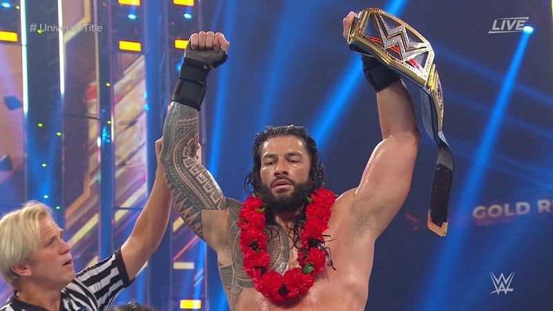 Roman Reigns will celebrate his victory on the blue brand