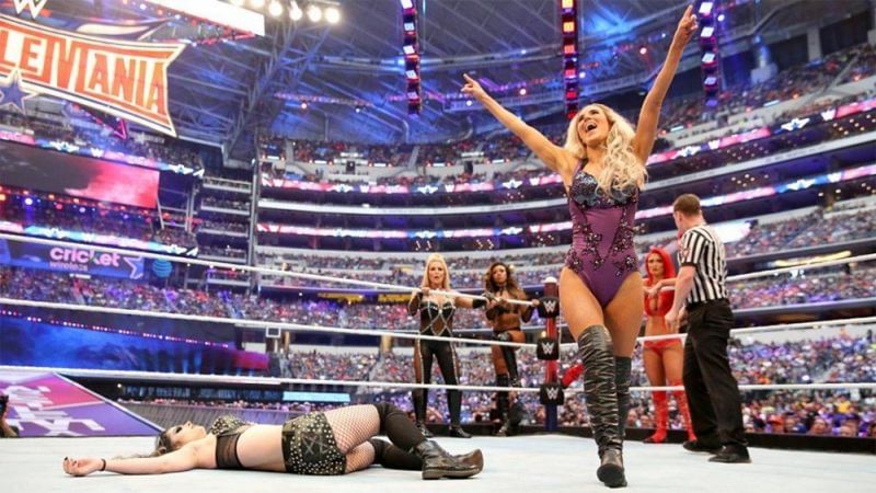 Lana at WrestleMania 32