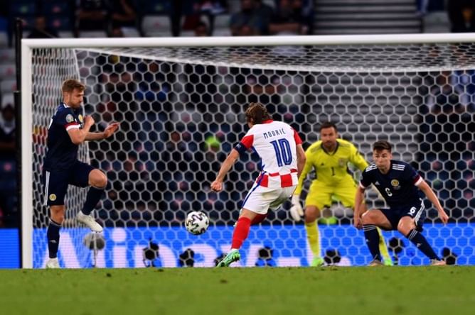 Euro 2020: Magical Luka Modric drags Croatia over Scotland and into Round of 16
