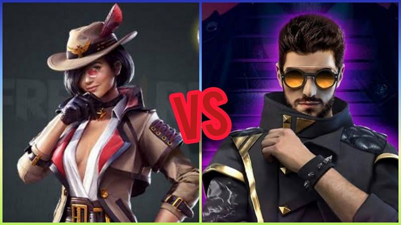 Comparing DJ Alok and Clu in Free Fire