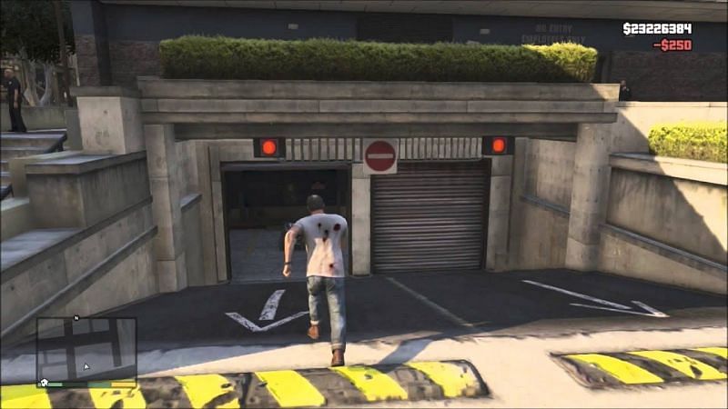 The Impound Garage in GTA 5 story mode (Image via RobTurpTv, YouTube)