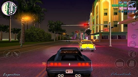 In-game footage from GTA Vice City (Image Credit apkshub.com)