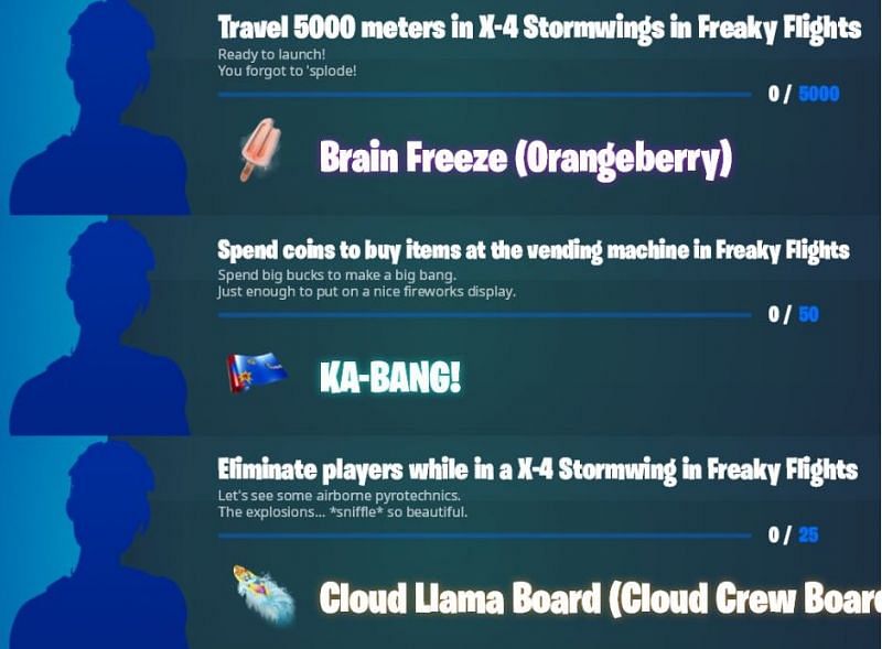 Complete these three easy challenges for amazing rewards (Image via Fortnite/Epic Games)