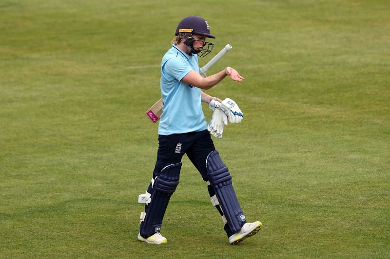 England captain Heather Knight missed out with the bat in the series opener