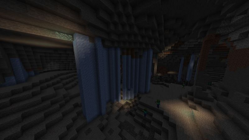 Freezing Cold Cavern (Image via Minecraft)