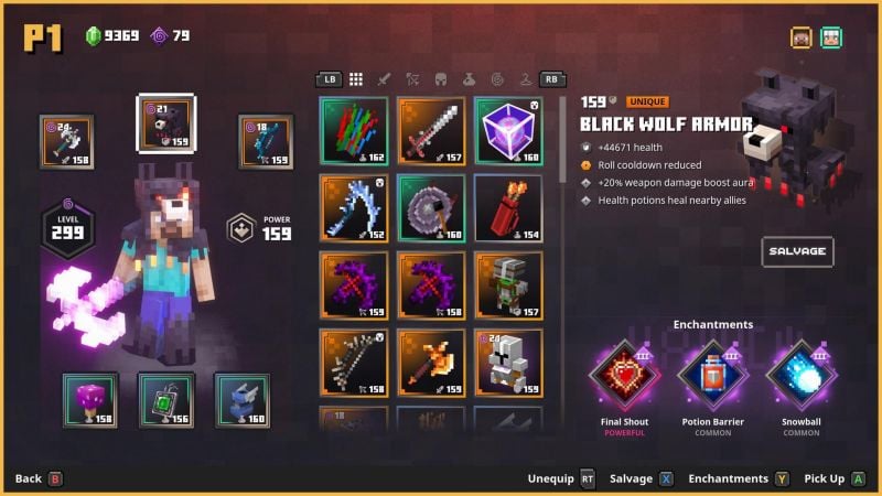 Minecraft Armor Graph 5 best armor sets in Minecraft Dungeons in 2021