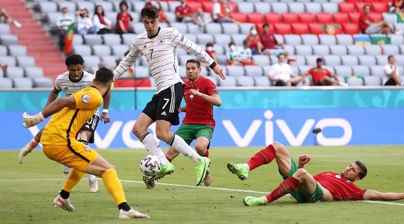 Kai Havertz has become Germany&#039;s main target man at the Euros.