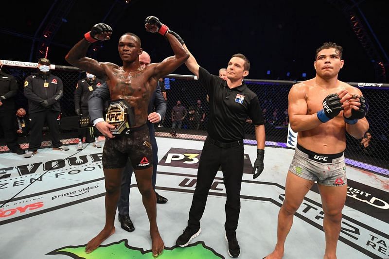 Israel Adesanya defends his title against rival Paulo Costa