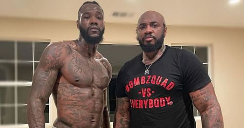 Deontay Wilder with Malik Scott via Instagram