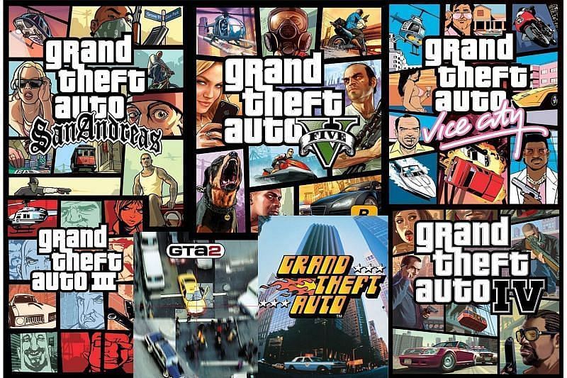 Every GTA game has its own unique identity (Image via Pinterest)