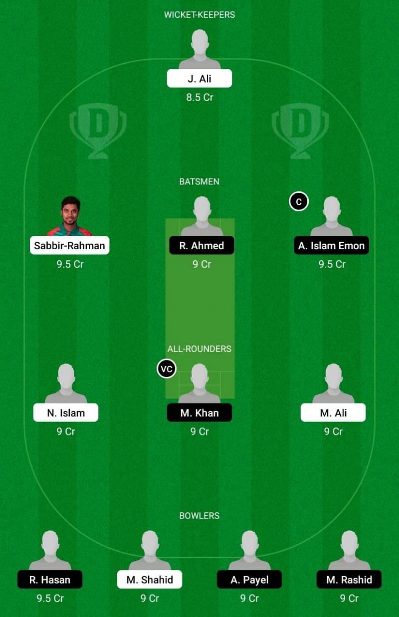 LOR vs DOHS Dream11 Team