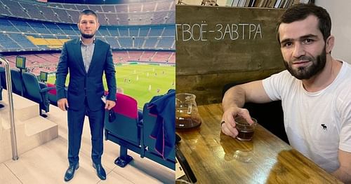 Images via Instagram @khabib_nurmagomedov @timurvaliev_df