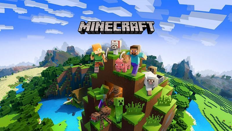 Minecraft is a famous world-building game (Image via apkpure.com)