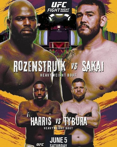 UFC Vegas 28 (Image Credit: Jairzinho Rozenstruik's Instagram)