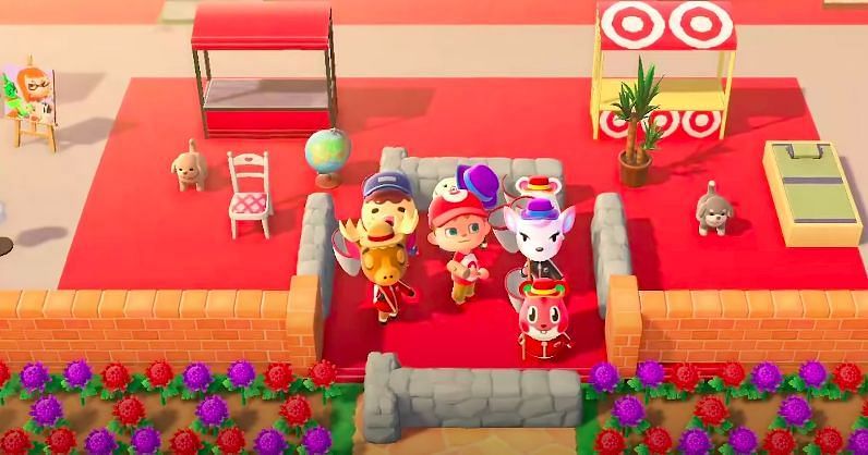 Employees for the Target in Animal Crossing
