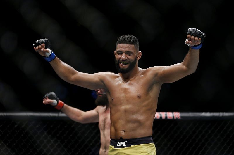 Dhiego Lima after defeating Court McGee